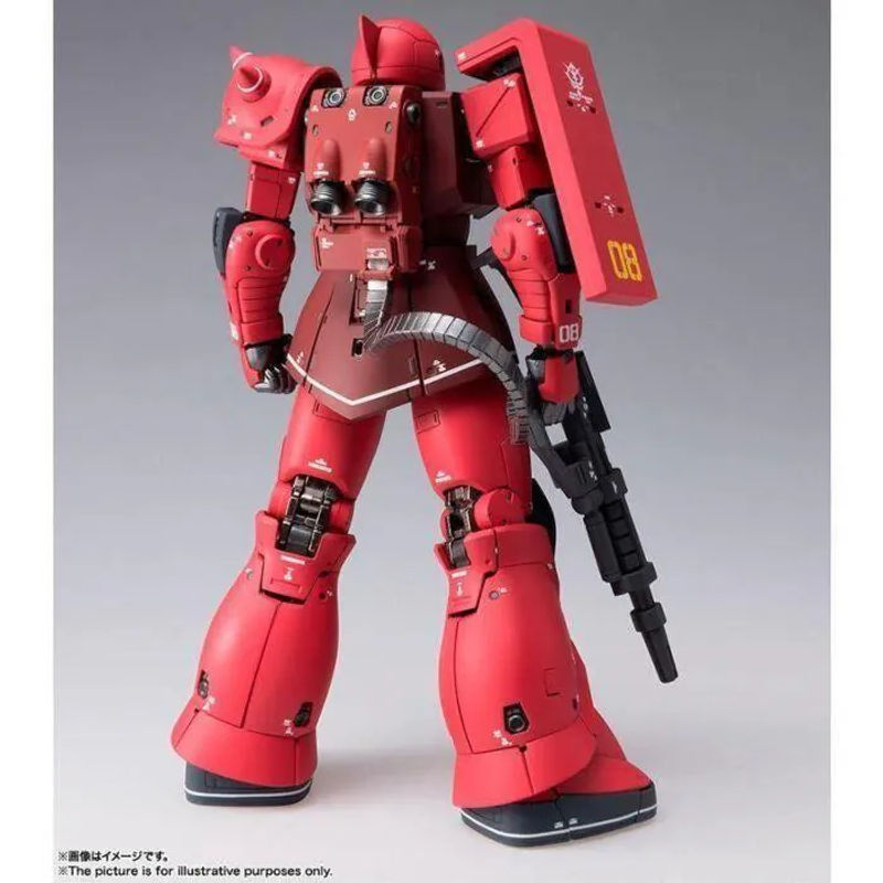 Gundam Fix Figuration Metal Composite MS-05S Char Aznable Zaku I Noir Actionfigur in Schwarz und Rot aus Metall und Kunststoff, Höhe: 18 cm - Bild 2