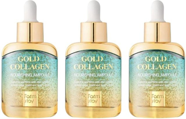 FARM STAY Gold Collagen Serum, 35 ml, für empfindliche Haut - Bild 1