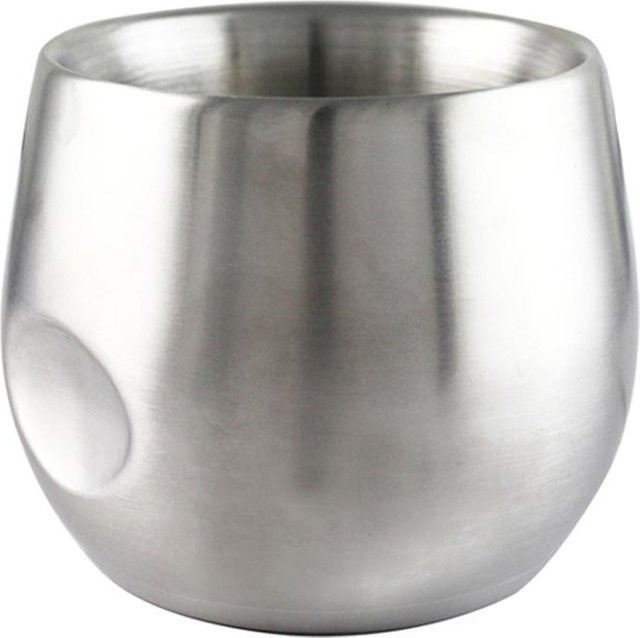 Leeseph Kaffeebecher aus Edelstahl, doppelt isolierte Espressotasse in Grau, 150 ml - Bild 1
