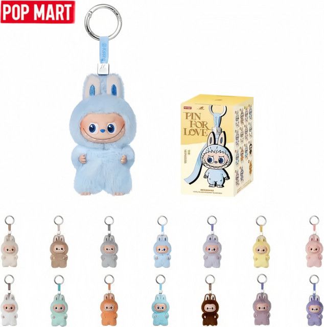 POPMART The Monsters LABUBU Pin For Love Series Blind Box Mystery Box Anime Figur Multicolor - Bild 1