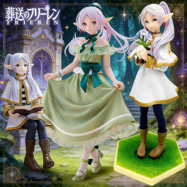 Bandai Frieren Beyond Journey's End, Frieren Actionfigur, 14cm - Bild 1