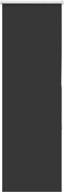 vidaXL Verdunkelungsrollo Schwarz aus Polyester, B: 55 cm, H: 175 cm - Bild 1