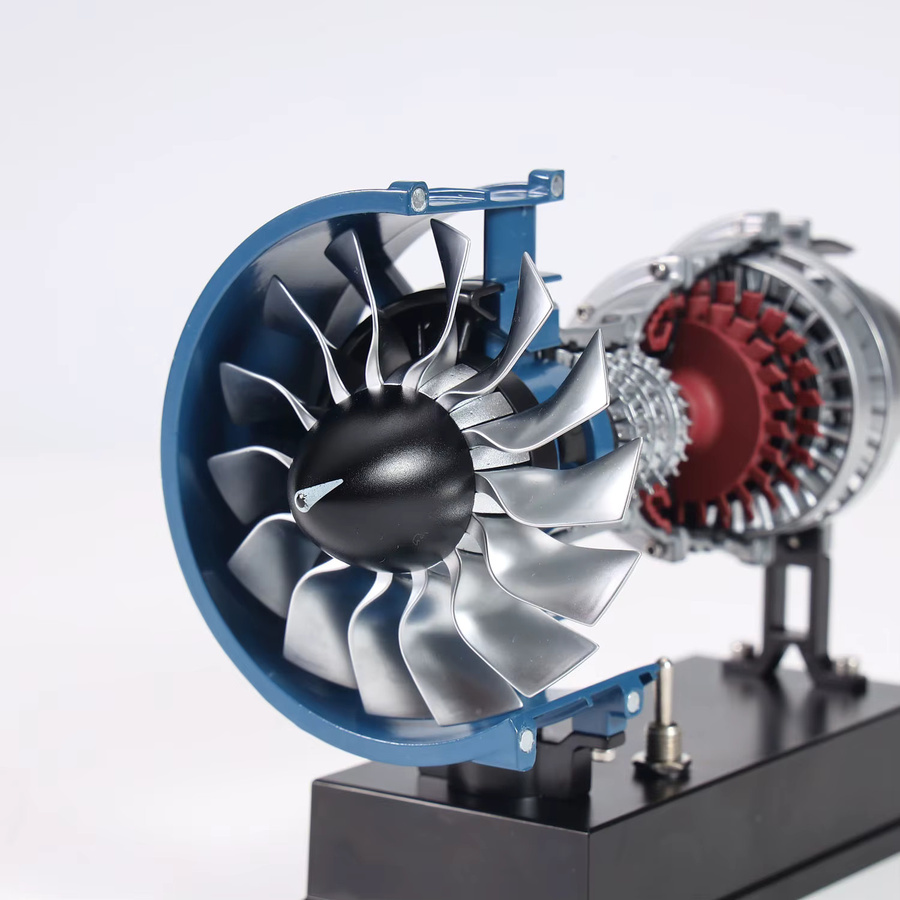 TECHING DM122 Mini Metall Aero Turbofan Motor, Elektrische Modell Sammeln Dekoration, 170 + Teile, Manuelle Montage Kits - Bild 4