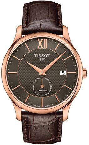 Tissot Armbanduhr Automatik, Edelstahlgehäuse, 40 mm, Lederarmband, Herren - Bild 1