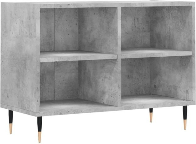 vidaXL TV-Schrank in Betongrau aus Holzwerkstoff und Eisen, B/T/H: 69,5 x 30 x 50 cm - Bild 1