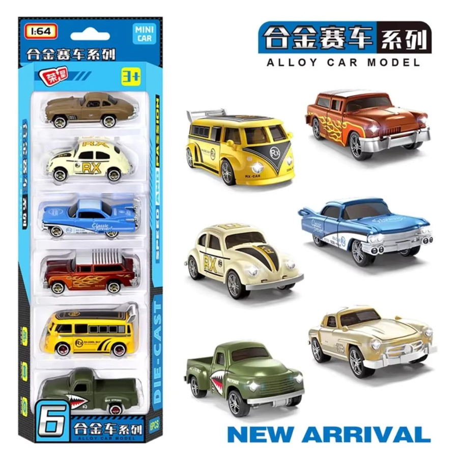 Stadt Legierung Sportwagen Vintage Brücke, Diecast Modell, 1:64, ab 3 Jahre - Bild 3
