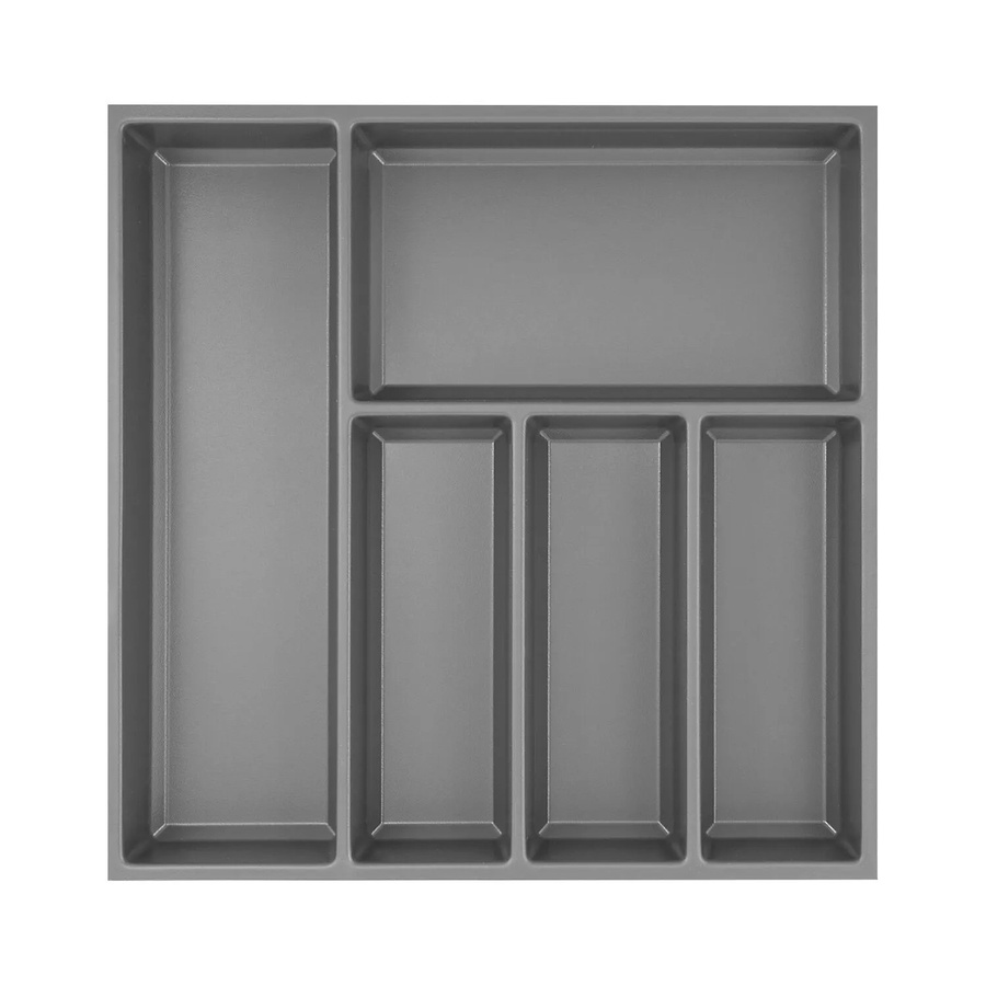 Agoform Besteckeinsatz Sky Schubladeneinsatz aus Kunststoff, Schiefergrau, B: 47,0 cm, H: 47,3 cm, T: 5,3 cm - Bild 2