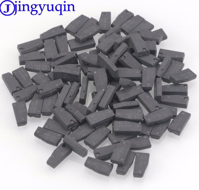 Jingyuqin 10er Set G 4C Transponder Chips in Schwarz für VW, Suzuki, Toyota und Nissan (ID46, ID60, ID61, ID62, ID65, ID66, ID67, ID68, ID69, ID70) - Bild 1