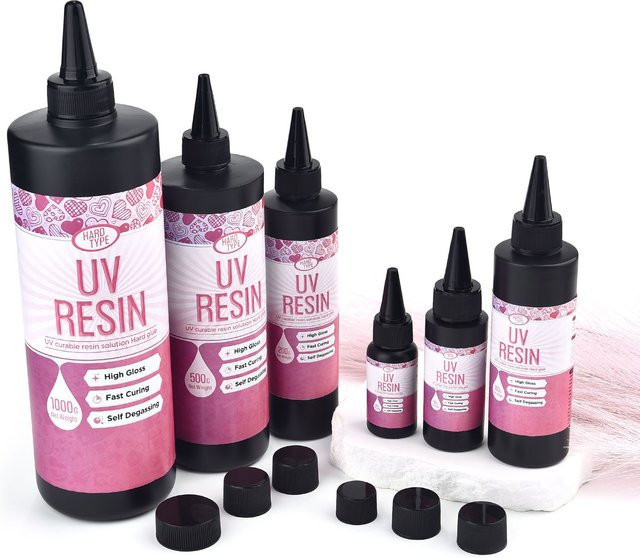 YAKAMOZ UV-Epoxidharz-Kleber transparent für DIY-Schmuckzubehör, schnell trocknend, 20 g bis 1000 g - Bild 1
