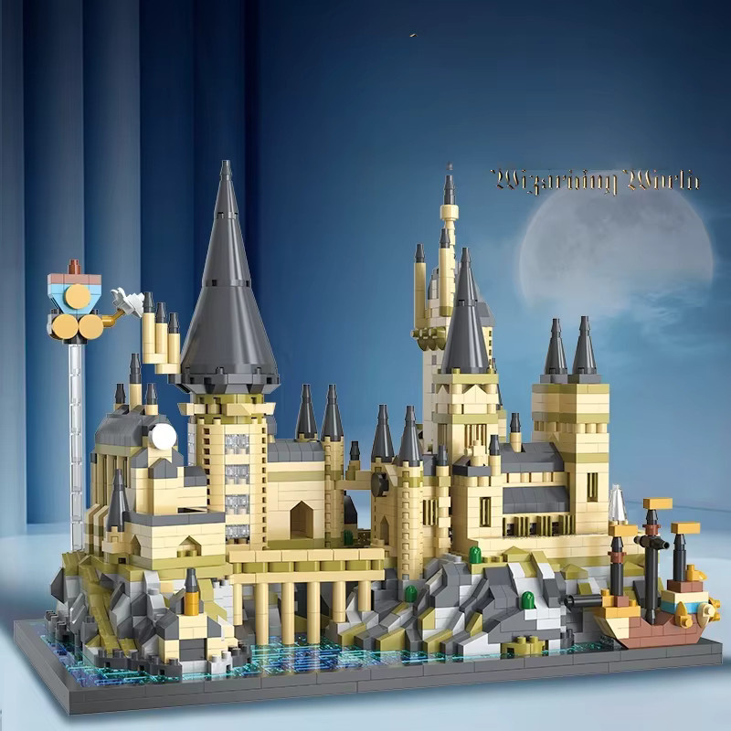 HUATEC Hogwarts Schloss, Mikro-Bausteine Modell, Fantasy - Bild 2
