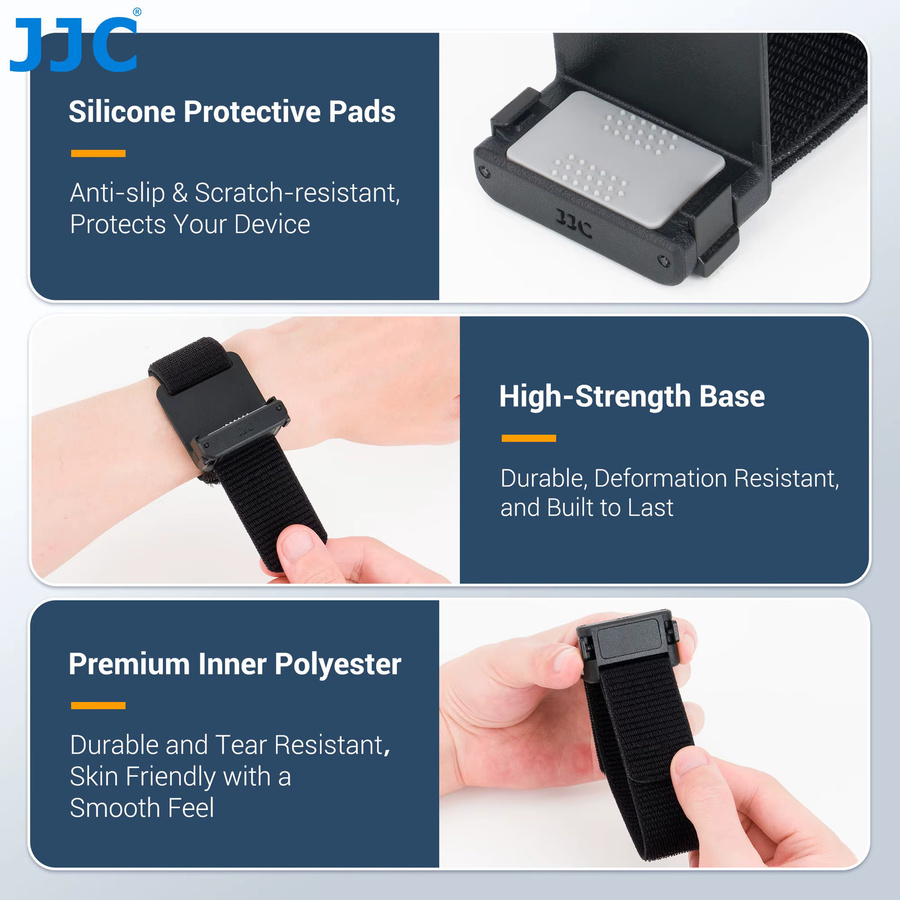 JJC Magnetische Handgelenkhalterung für DJI Osmo Nano Vision-Dock Zubehör in Schwarz - Bild 6