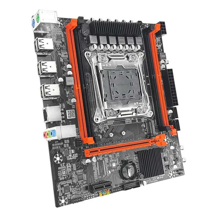 SOYO X99 Motherboard-Set in Schwarz mit Intel LGA2011-3 Xeon E5 2680 V4, 16 GB DDR4 2133 MHz Dual-Channel-RAM und M.2 NVMe Support - Bild 2
