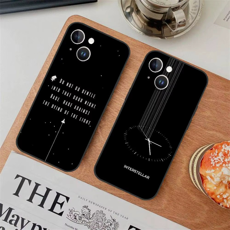 Mesuca I-Interstellar Film Handyhülle für iPhone 11 bis iPhone 17 Pro Max in Schwarz - Bild 3
