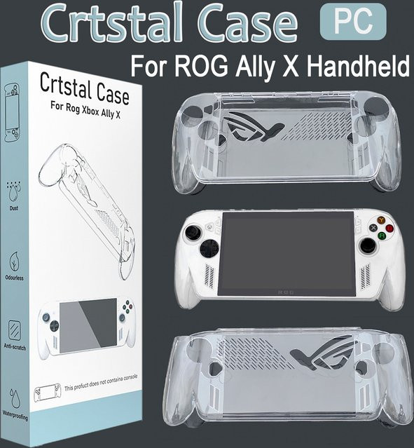 Stoßfeste transparente Schutzhülle aus PC für Asus ROG Ally X Handheld - Bild 1