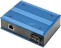 Digitus Industrieller Gigabit Medienkonverter DN-652102-1 LAN RJ45 zu SC Blau - Bild 1
