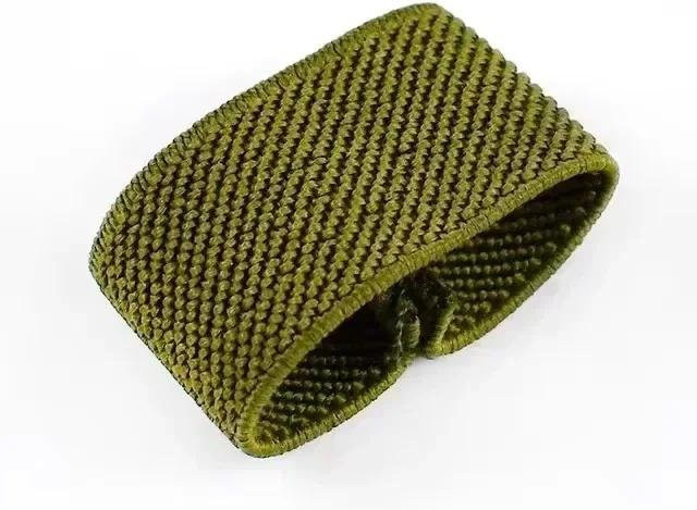 10 Stück elastische Gürtelschlaufe Fixierringe aus Nylon in Grün von Binchi Outdoor Product - Bild 1