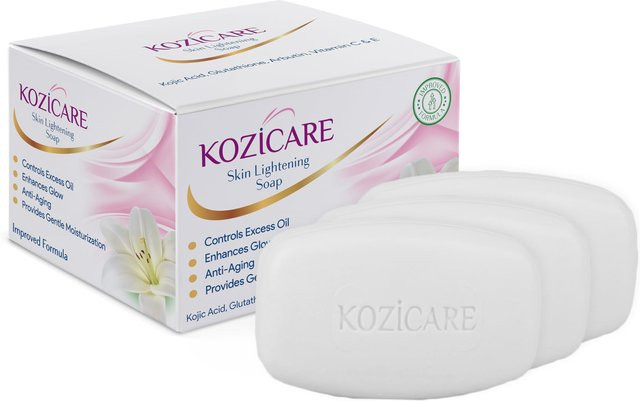 Kozicare Seife mit Kojisäure, Glutathion, Vitamin C & Vitamin E, Unisex - Bild 1