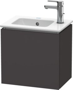 Duravit L-Cube Waschtischunterschrank wandhängend, Grau Matt, B/T/H: 42 x 29,4 x 40 cm - Bild 1