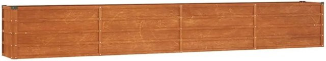 vidaXL Hochbeet aus Cortenstahl in Braun, B/T/H: 320 x 40 x 45 cm - Bild 1
