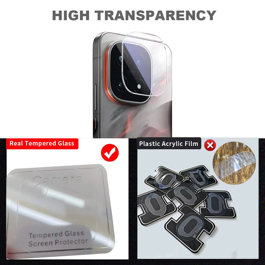 Oleophobes Schutzglas für Vivo IQOO 15, transparentes Anti-Explosion-Displayschutzglas aus gehärtetem Glas mit Fingerabdruck-Entriegelung - Bild 2