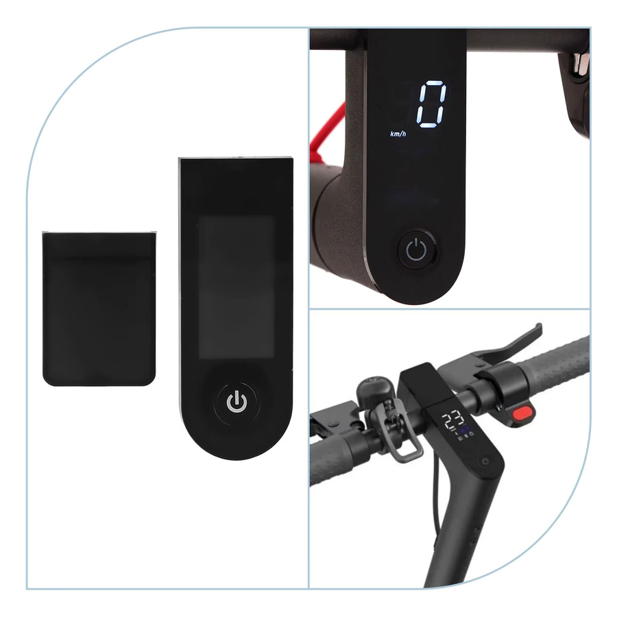 Xiaomi Elektrisches Roller Dashboard Display und Instrumentenpanel Abdeckung in Schwarz für M365 1s Pro - Bild 2