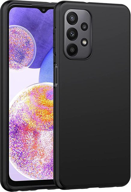 Matte Silikon Schutzhülle für Xiaomi Redmi Note Serie in Schwarz - Bild 1