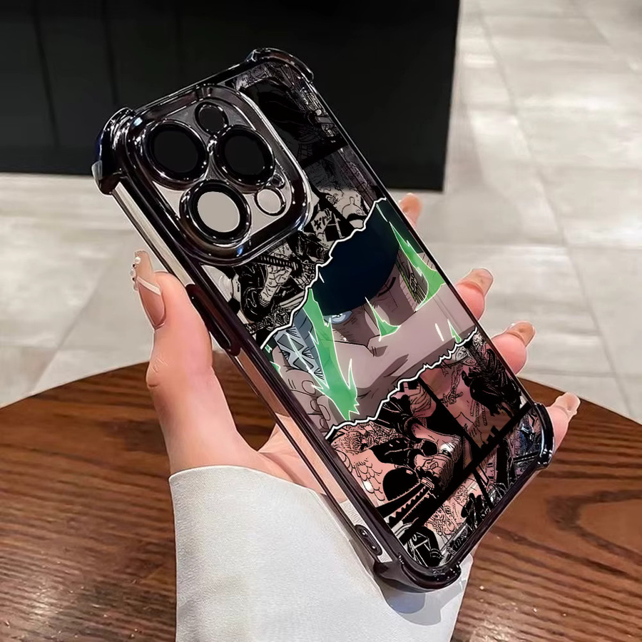 One Piece Luffy Handyhülle für iPhone 11 bis iPhone 17 Air – Sturzsicheres transparentes Softcover - Bild 2