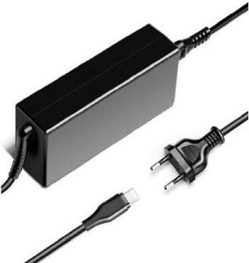 CoreParts MBXUSBC-AC0017 Netzteil und Spannungsumwandler mit USB-C Anschluss, 65 W, Schwarz - Bild 1