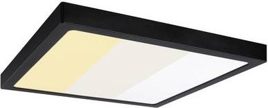 Paulmann Abia 71308 LED-Panel Schwarz mit Bewegungsmelder und Dämmerungssensor 16W B/H: 40 x 40 cm - Bild 1