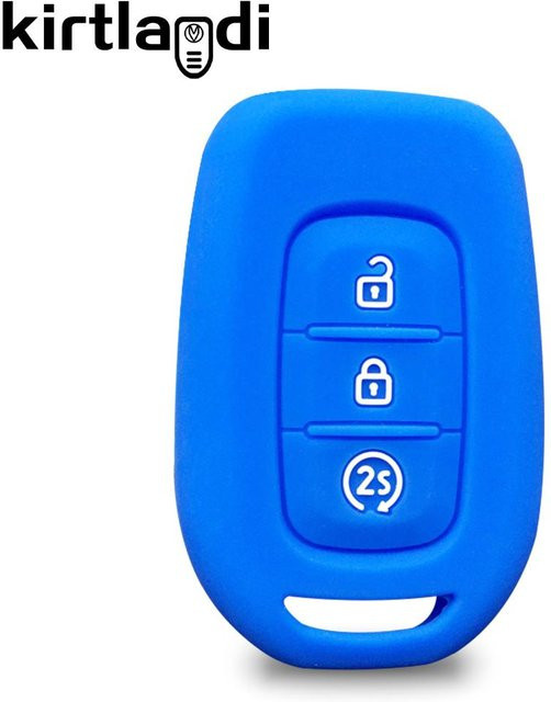 Silikon Schlüsselhülle in Blau für Dacia Sandero Stepway, Logan, Duster sowie Renault Clio 5, Dokker, Twingo - Bild 1