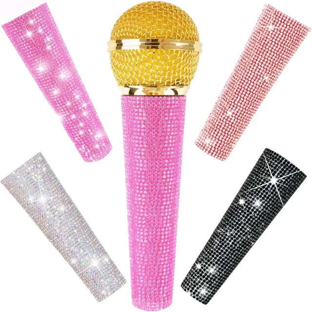 Shure Kabelmikrofon-Abdeckung für SM58, Beta58 und universelle Mikrofone in Pink, Roségold, Silber und Schwarz - Bild 1