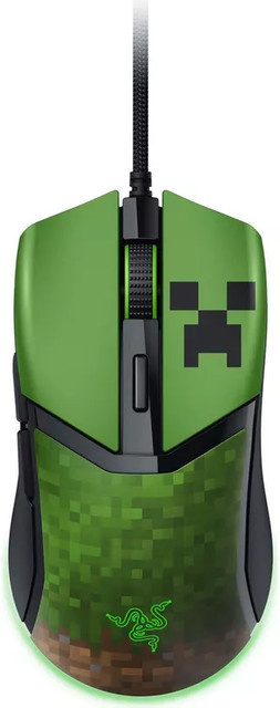 Razer Cobra Minecraft Edition Gaming-Maus mit optischem Sensor in Grün - Bild 1