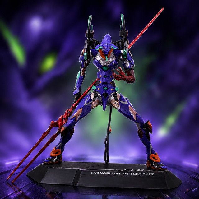 Bandai Evangelion, Evangelion-01 Actionfigur, Modell Statue, lila, bunt / mehrfarbig - Bild 1