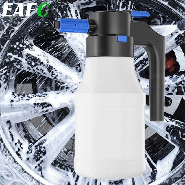 EAFC Elektroauto-Wasserpistole in Weiß, 1,5 l USB-Schaumsprühgerät als automatischer Pflanzen-Mister und Sprühgerät zur Fensterreinigung oder Fahrzeugdetaillierung - Bild 1