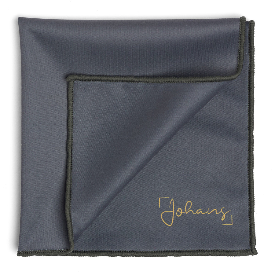 Johans Brillenputztuch Anthrazit B: 30,0 cm, B: 30,0 cm - Bild 1