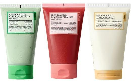 FULLY Veganes Gesichtreinigungsmittel, Grüne Tomate, Rote Tomate, Reiswasser - Bild 1