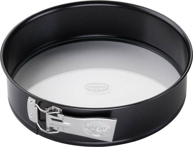 Dr. Oetker Springform Classic mit Glasboden, Durchmesser: 26 cm, Schwarz, Antihaftbeschichtung - Bild 1