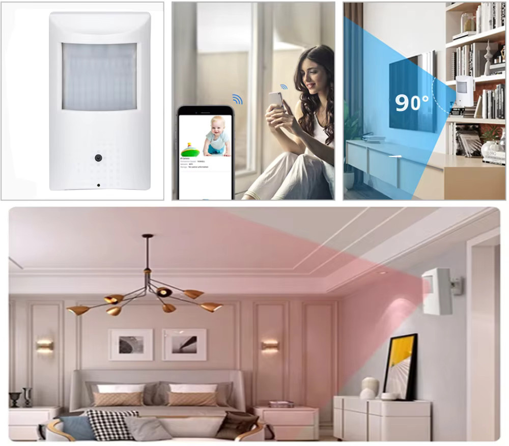 Tuya Mini WiFi IP Kamera 6MP mit PIR Sensor und integriertem Audio in Weiß - Bild 2