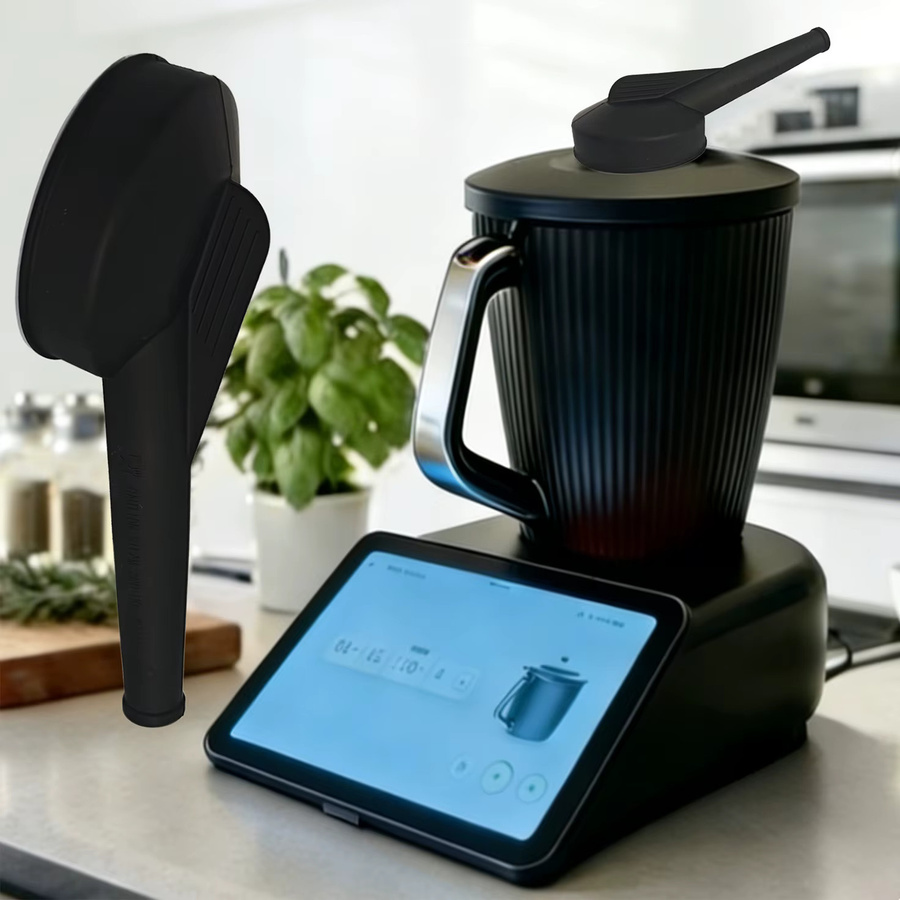 VKTMMIX Dampfumleiter Silikonrohr für Thermomix TM7 in Schwarz - Bild 3