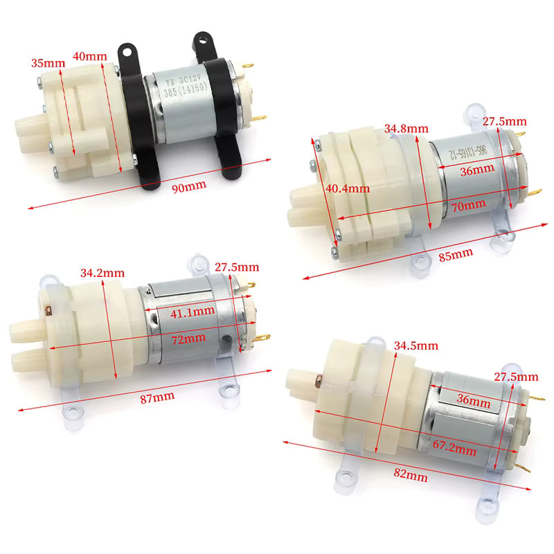 Stlxy R385 R386 Mikro-Membranpumpe 12V für Aquarium und Tee-Set - Bild 2