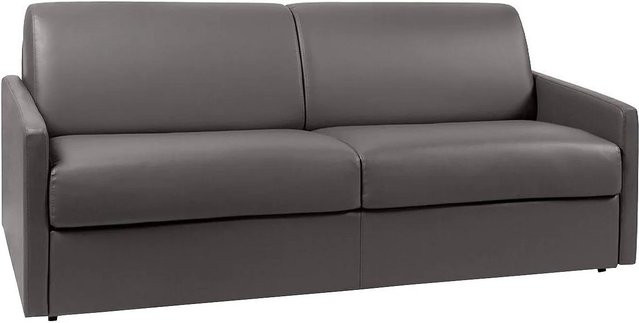 Vente-unique Schlafsofa Calife in Grau mit Auszugschublade und Polsterung - Bild 1