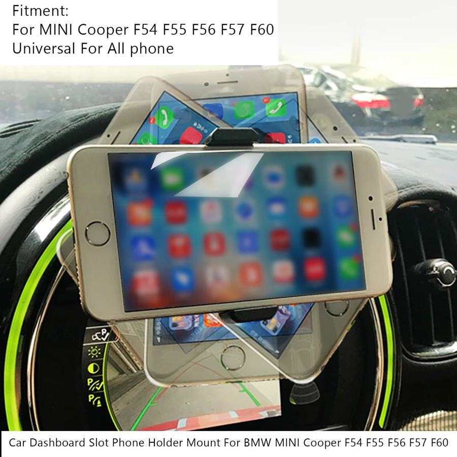 Topteng Handyhalterung für das Armaturenbrett in Schwarz für BMW MINI Cooper F54 F55 F56 F57 F60 - Bild 4