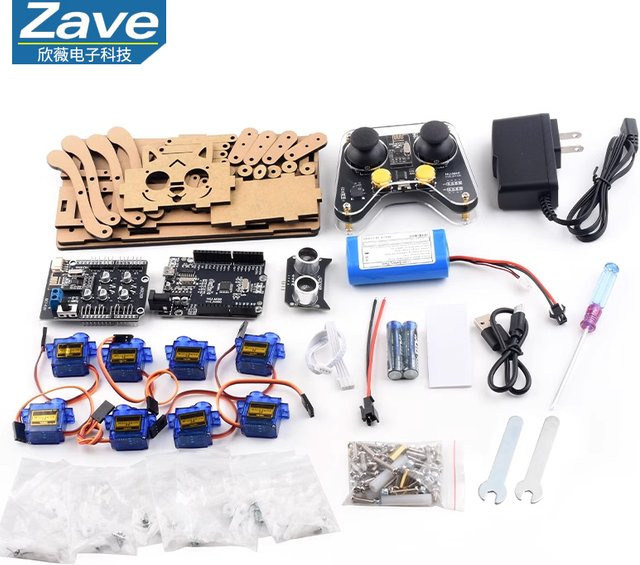ZAVE Intelligenter Programmier- und Entwicklungsroboter, ferngesteuerter Roboterhund, DIY-Kit - Bild 1