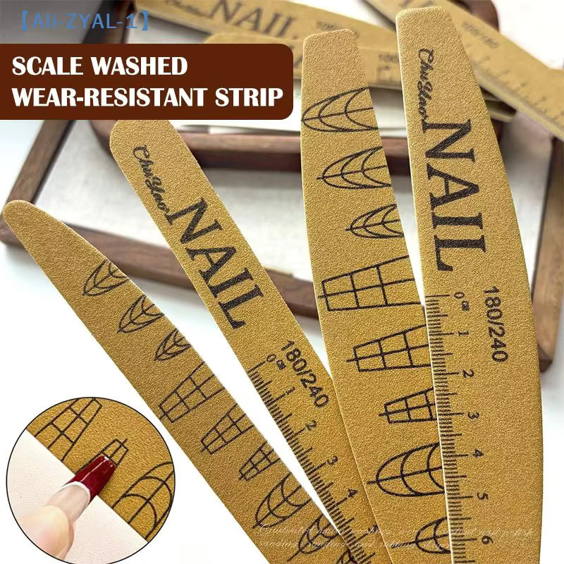 ZYAL-1 Nagelfeilen-Set, 5-teilig, doppelseitig, 100/180 und 180/240 Körnung, Unisex - Bild 5