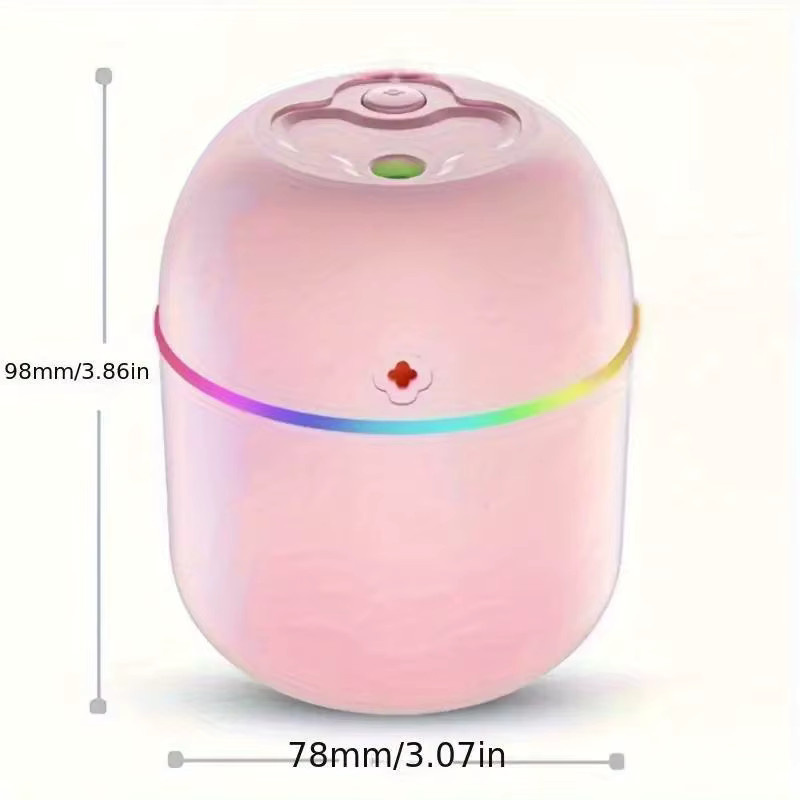 XMSJ Aromatherapie-Maschine und USB-Luftbefeuchter in Pink, 260 ml - Bild 2