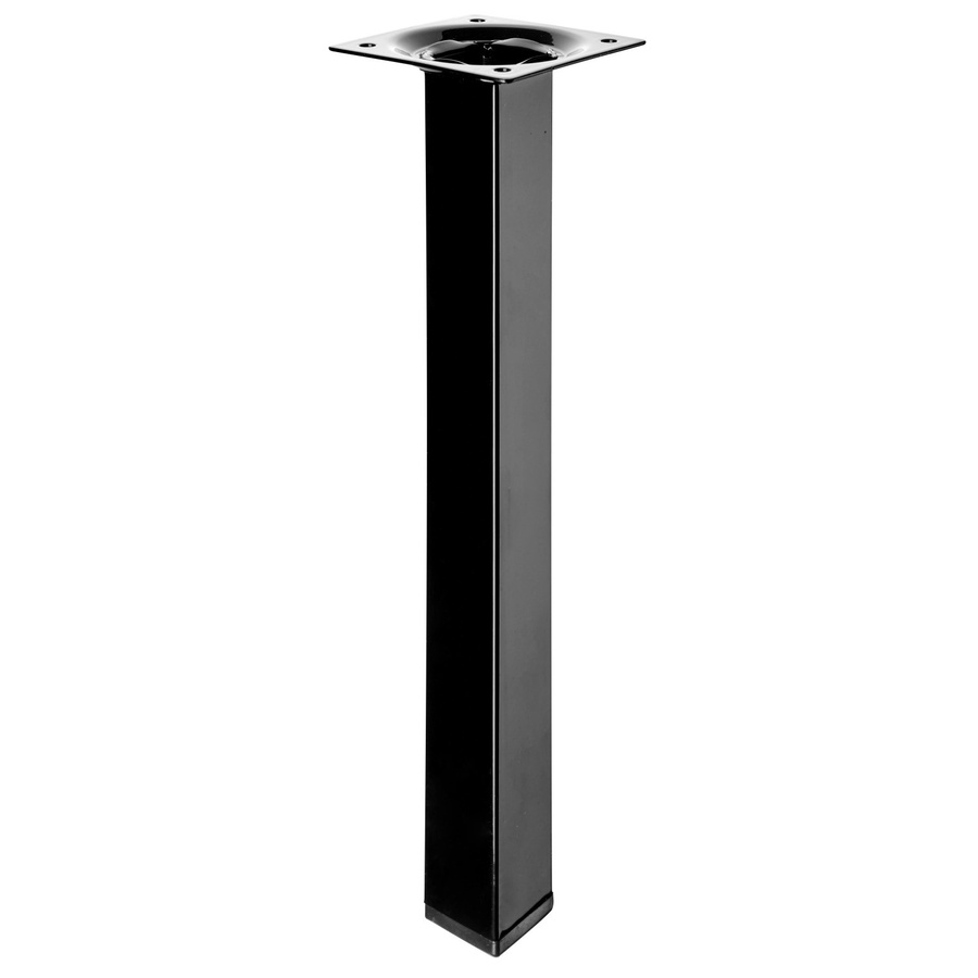 Hettich Tischbein Schwarz Matt B/T/H: 2,5 x 2,5 x 25 cm - Bild 2