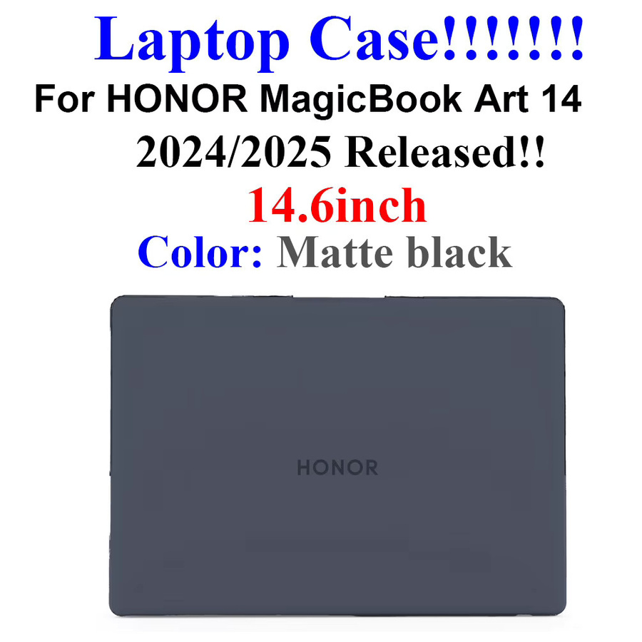 Schützende Hartschalen-Laptop-Hülle für HONOR MagicBook Art 14 (2024/2025), 14,6 Zoll, PC-Abdeckung in Schwarz - Bild 3