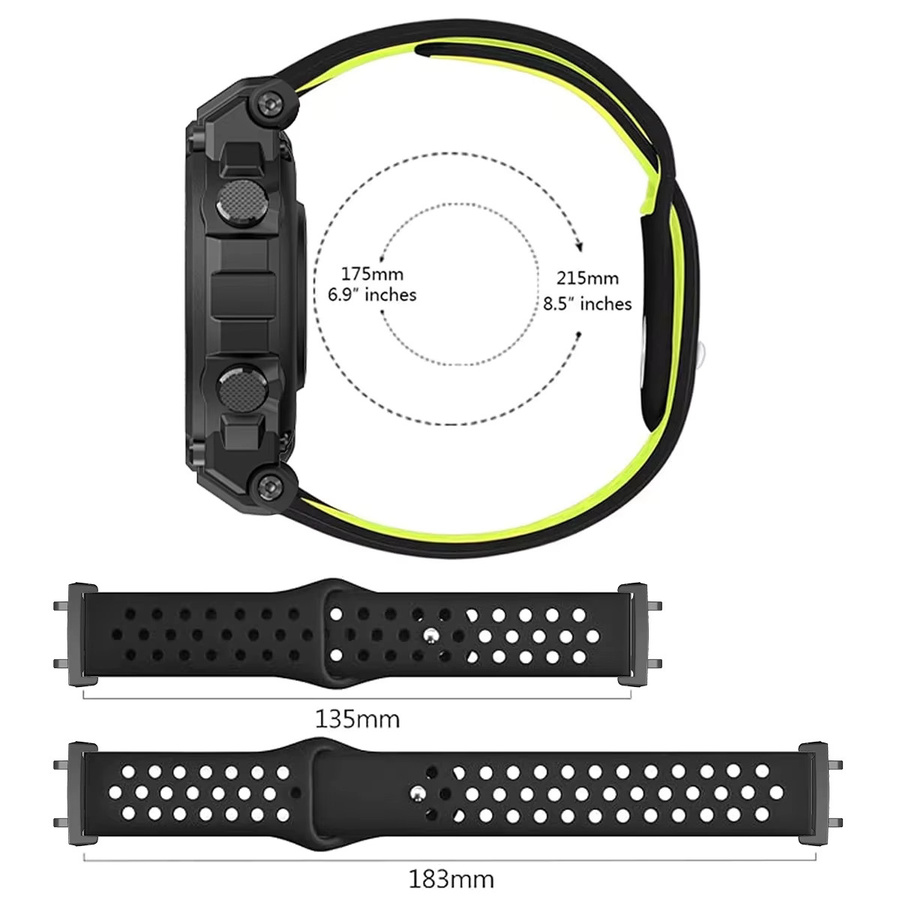 Huami Smartwatch-Armband Silikon, Schwarz, Unisex - Bild 3