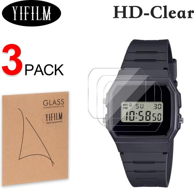 YIFILM Smartwatch-LCD-Schutzfolie, Kunststoff, Schwarz, Herren - Bild 1