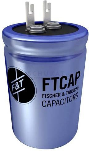 FTCAP Elektrolyt-Kondensator radial bedrahtet 350 V 20 % blau Durchmesser: 30 mm, Höhe: 63,0 mm - Bild 1